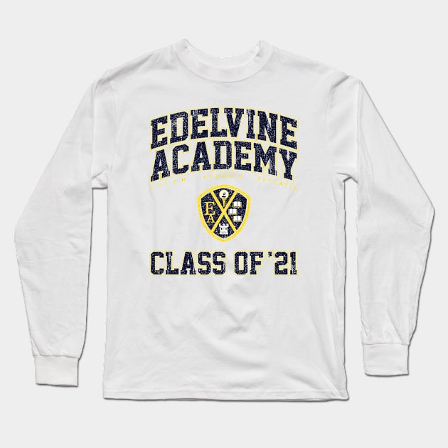 Edelvine Academy Class of 21 - Seance (Variant) Long Sleeve T-Shirt by huckblade